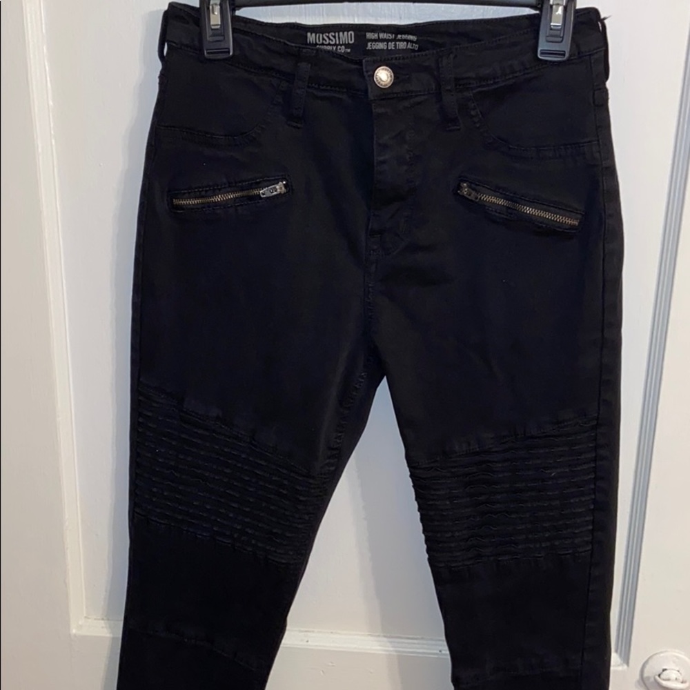 Black High Waisted Jeggings